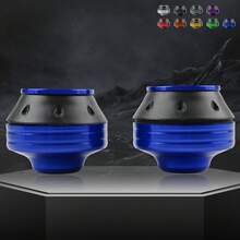 PowerMotor 1套通用摩托車防摔保護套件 鋁合金前叉保護器 摩托車輪圈防摔保護蓋 滑塊 - 均碼 - 查看 7