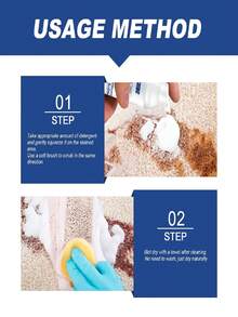 JAYSUING 30ml Foam Cleaner, Cleans Stubborn Stains On Down Jackets, Carpets, Clothes, Dry Cleaning Agent - Multicolor - View 3
