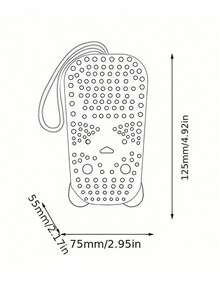 4 件套双面硅胶沐浴刷 - 清洁按摩二合一，提升沐浴体验