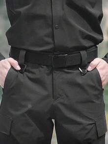 8件/3件/1件 男士工作腰帶，男士無孔可調節高爾夫休閒正裝腰帶，快速過安檢機場腰帶，適合日常工作與旅行 - 彩色 - 查看 4