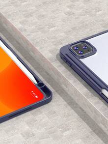 TPU Leather Flip Cover Case Compatible With Ipad A16 (11th/10th Gen), 9th/8th/7th Gen (10.2"), IPad Air (10.9"), IPad Pro (11"), IPad Air (10.9"), IPad Pro (12.9"), Purple Blue - Navy Blue - View 7