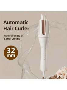 32mm Auto Rotating Curling Iron - Ionic Technology, Damage-Free, Anti-Scald Design, Quick Styling For Long-Lasting Waves - EU C Type Plug(220-240V) - View 9