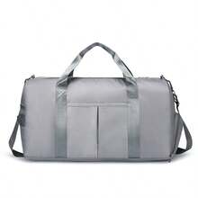 1PC 大容量运动行李袋，干湿分离独立鞋仓健身包，手提包，适合瑜伽健身旅行休闲度假 - 彩色 - 查看 14