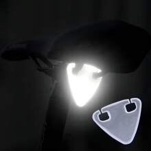 多色应急反光自行车尾灯 - 无需电池，增强山地自行车和公路自行车的可视性和道路指示