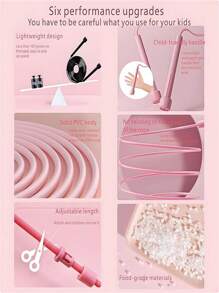 1-4pcs Lightweight Speed Jump Rope, Portable, -Free, Adjustable Length, Suitable For Aerobic Exercise, Boxing Training, Weight Loss, Fitness Jumping, Endurance And Speed Training, Ideal For Girls, Beginners, Unisex