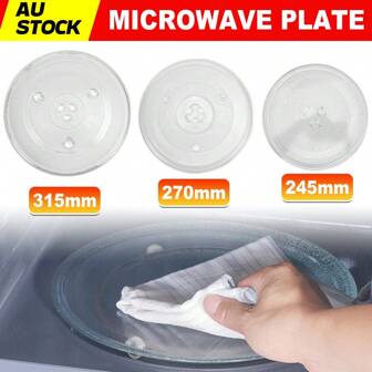 Microwave Plate Oven Turntable Y Type 245/270/315mm Frosted Glass Tray Platter