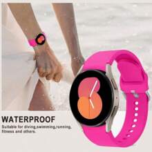 透气柔软硅胶运动表带兼容三星 Galaxy Watch 6/5/4 40mm 44mm/5 Pro 45mm/Galaxy Active 2/Galaxy Watch 3/Watch 4 Classic 42mm 46mm Watch 6 47mm 43mm，20mm 替换表带适用于女士男士兼容华为 Honor Garmin Amazfit 表带