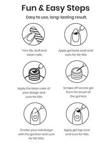 KAMUA 12ml French Manicure Gel Nail Polish Set - 2 Bottles Of Nude, Pink And White Gel Nail Polish, Suitable For Nail Salons, Long-Lasting, Requires UV Lamp, Spring/Summer Manicure, Minimalist & Delicate Style, Gift For Women Nails - 彩色 - 查看 4