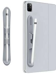 Capa Protetora de Silicone para Caneta Stylus de Tablet, Slot de Suporte de Caneta Stylus de Silicone para Tablet, Compatível com Apple Pencil Pro ou 1st/2nd Geração, Galaxy Tab S6 Lite S7 FE S8 S9 S10 Ultra, Acessórios para Tablet - Multicolorido - Visão 4
