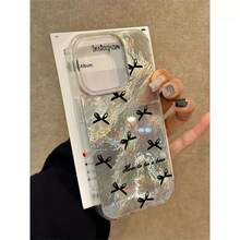 Funda con diseño de pequeños lazos. Diseño antideslizante y resistente a caídas con patrón de glaciar. Compatible con phone 16 Pro, 15, 14 Plus, 13, 12 y 11. - Colores mixtos 1 - Ver 5