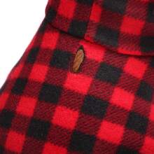 Pet Shirts - Yellow and Black Plaid (double-sided) - View 3