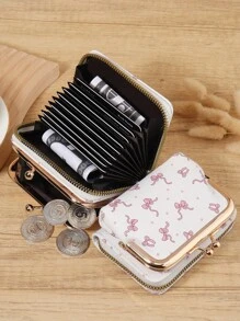 Portefeuilles pour femmes, porte-monnaie court en PU avec fermeture éclair et fermoir. Sac à main multifonctionnel grande capacité pour femmes, porte-cartes et porte-pièces, léger, mode moderne, affaires. Fermeture éclair, porte-cartes de crédit, décontracté professionnel. Cadeaux pour la Fête des enseignants, cadeaux d'anniversaire, pour les dames, les femmes, les cols blancs