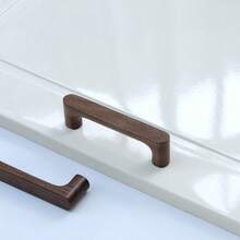 1pc Wooden Drawer Pull Handle, Walnut Dresser Knob, Beech Cabinet Pull, Furniture Handle - Multicolor - View 8
