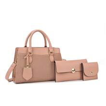 Women Top Handle Bags - 粉色 - 查看 2