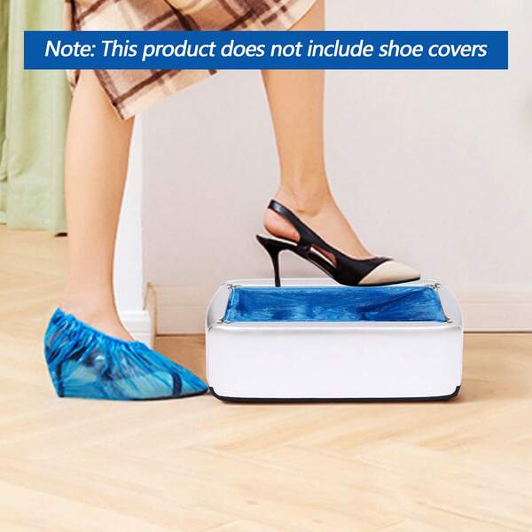Bazargame Automatic Shoe Cover Dispenser, Portable Shoe Covers Machine, Self Releasing Shoe Covers, Reduces Odour No Bending, For Size 13 Shoes