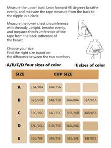 2 Pairs Of Bonded Push Up Bras With Clear Straps - Reusable Push Up Bonded Bras - Suitable For Deep V, Backless Bras - Nhiều màu - Xem 7