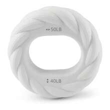 1-częściowy ergonomiczny silikonowy pierścień treningowy z uchwytem – miękki, antypoślizgowy i odporny na zużycie, wzmacniający dłonie dla mężczyzn i kobiet | Kompaktowy przyrząd do ćwiczeń palców kulkowych z teksturowaną powierzchnią do efektywnego treningu siły przedramion i chwytu | Przenośny przyrząd do ćwiczeń chwytu do domowej siłowni i ćwiczeń siłowych