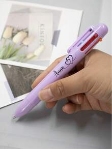 Custom Ballpoint Pen-Six Colors With Name,Personalized Teacher Pens,Customized Gel Pens,Customizable Text Writech Pens,Birthday Gifts,Teacher's Day Gifts,Anniversary,Back To School Gifts,Red/Purple/Orange Color/Blue/Black/Green, Students,Friends,Men,Women,Home,Business,Work,Office,Christmas Gift Supplies - Style a - View 5