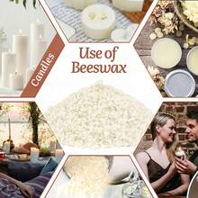 1000克蜂蜡片，白色蜂蜡颗粒，用于DIY蜡烛制作，香薰 - 顆粒白峰蠟 - 查看 9