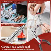 Long Nose Pliers, Small Pointed Pliers, Mini Jewelry Pliers, Jewelry Making Tools, Chain Nose Pliers, For Jewelry Making And Repair, Wire Bending And Gripping Tools