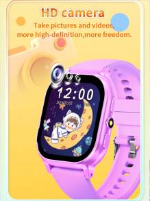 ERUN 31 Games Smart Children's Watch HD Full Touch Screen Outdoor Flashlight Alarm Clock Audiobook Recording Video Pedometer Calculator Music DIY Wallpaper Photography Children's Day, Ay, Boy/Girl Birthday Gift