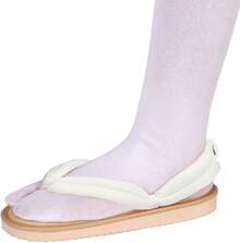 Geta - Zapatos unisex para cosplay - Blanco-4 - Ver 2