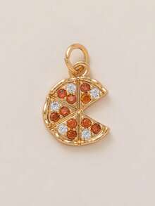 1pc Summer Fashion Ocean Style Shell, Sea Turtle, Delicate Orange & Blue Small Fish DIY Pendant, 18K Gold Plated, Anti-Oxidation, Suitable For Casual Daily Wear - Multicolor - View 16