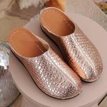 Damskie sandały na koturnie, modne i bestsellerowe, uniwersalne, niezbędne w domu, jednolity kolor, chiński styl, boho, z siateczki, idealne na święta