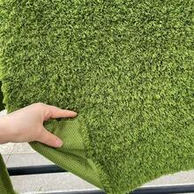 1片人造苔藓垫，柔软涤纶仿苔藓，DIY微景观草坪，景观石户外装饰，家居装饰，展览背景装饰，微景观 - 綠色(毛更細) - 查看 5