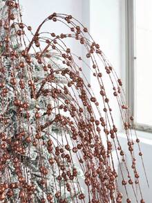 2/4/6/10 pièces Tige de baie scintillante artificielle Décoration d'arbre de Noël Branche scintillante de Noël DIY Couronne Mariage Fête Festival Cheminée Vase Décoration de maison Décorations de Noël Décoration de chambre Hiver