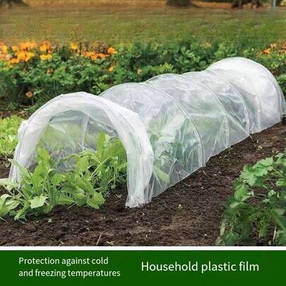 1pc Thick Transparent Plastic Film, Waterproof, Dustproof, For Window Decoration, Construction, Agriculture Use