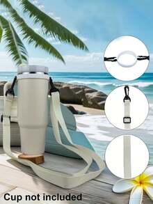 Correa para botella de agua para vaso Iceflow, cuerda para el hombro, soporte para vaso, accesorio compatible con , correa ajustable para el hombro de la botella de agua, correa de bolso cruzado de poliéster para vasos, regalo para el Día de la Mujer, Día de San Valentín, Pascua, accesorio para agua para viajes y actividades al aire libre (vaso no incluido) - Ver 2