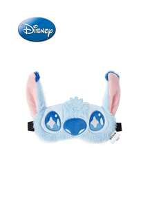 Disney 1个官方史迪奇卡通图案可爱柔软毛绒眼罩，弹性可调节便携3D耳罩，可水洗头带，舒适加厚吸汗毛绒，宽弹力设计，圣诞节、万圣节、生日礼物，送给家人和朋友 - 彩色 - 查看 3