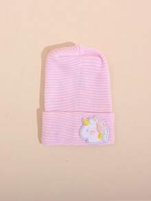 4 chiếc mũ bệnh viện cho trẻ sơ sinh, thoáng khí và ấm áp, mũ len mùa đông, dành cho cả bé trai và bé gái, mềm mại và dễ thương, phù hợp cho phòng trẻ sơ sinh. - Cô gái nhiều màu - Xem 7