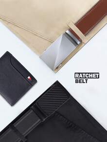 Genuine Leather Ratchet Belt For Men - Adjustable Automatic Buckle, Versatile Casual Business Style, Alloy Buckle, High-Quality Leather Panel, Easy To Wear And Suitable For Any Occasion Summer, School Fall, Autumn, Halloween Autumn-Winter Accessories,Suitable For Teens, Youth,Men,Casual, Outdoor, Athletic, Vacation, Graduation Gifts, Birthday, Daily Wear
