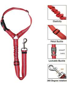 1pc Popular Dog Leash With Elastic Reflective Thread, Pet Supplies For Outdoor Walking/Running - Green - View 3