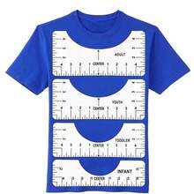 4pcs Tshirt Ruler Guide For Guiding T-Shirt PVC Alignment-T-Shirt Tool Set DIY Drawing Template Craft Tool Drafting Accessories - 4PCS - View 10