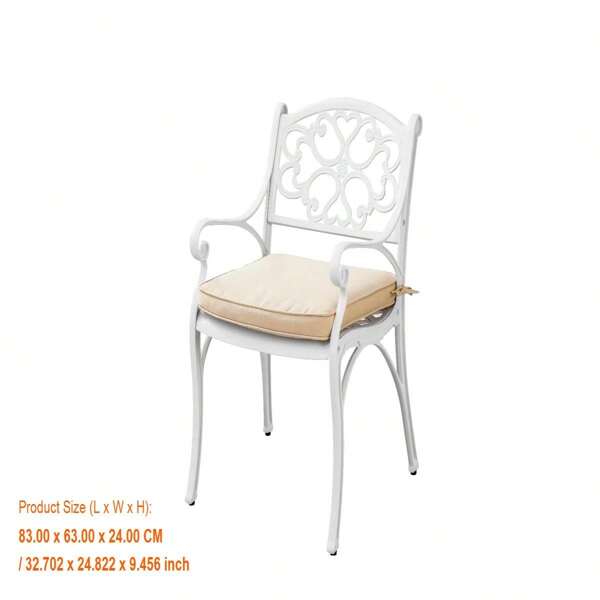 Pair Of Modern Marco Aluminium Chairs - Stylish And Durable Seating For Indoor/Outdoor Use