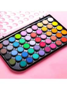 1 件桌面垃圾桶，迷你翻盖家用废纸篓，可爱 DIY 纸篓，带盖办公室收纳盒，可用作笔筒 [产品盖子是透明的，贴纸和贴纸将随机发送] - 彩色 - 查看 10