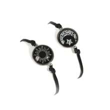 1pair Luminous Sun Moon Stars Couple's Hand Rope Best Friend Bracelet