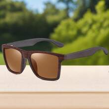 Kính thời trang vân gỗ VXUF, tre thường ngày, gọng kính màu nâu tre, phong cách cổ điển cho mọi mùa - Nhiều màu - Xem 6