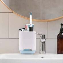 New Electric Toothbrush Storage Rack, Bathroom And Bathroom Razor Storage Rack, Dental Set Desktop Storage Rack, Fashionable Bathroom And Bathroom Supplies Drainage Small Storage Box