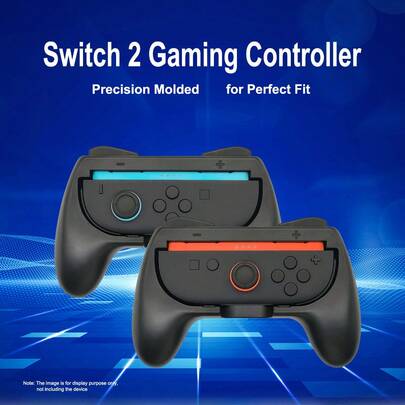 2 个 Switch 2 控制器握柄，防滑防汗设计，增强游戏体验，模拟真实操作