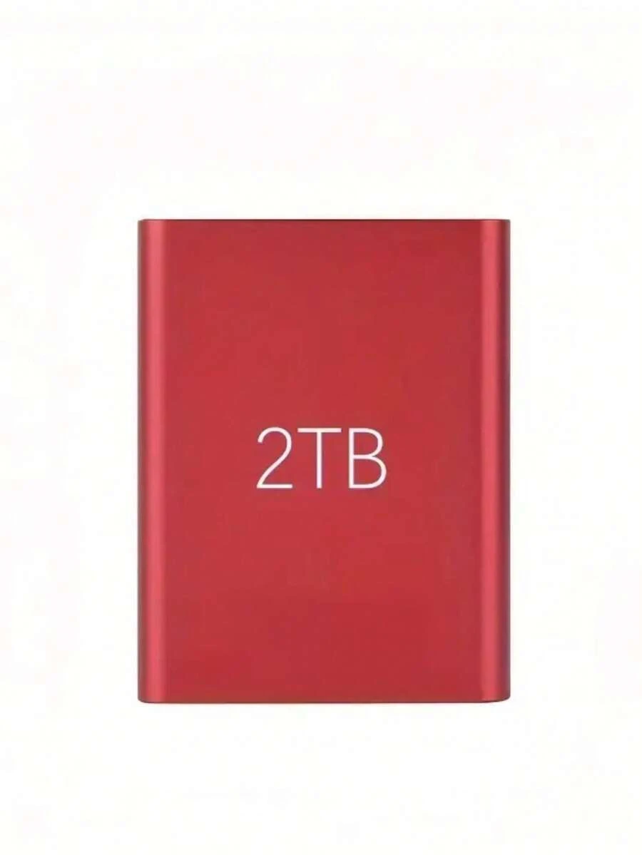 External Hard Drive, PC, USB 3.0 Portable External Hard Drive For Desktop Computers, Laptops, And Chromebooks - Đỏ - Xem 1
