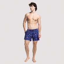 Apres Life Flamingos Navy Swimshorts