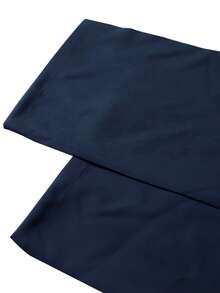 Men's Spring & Autumn Hiking Pants With Zipper Pockets & Drawstring, Straight Leg Casual Running Trousers With Striking NEON Highlight - Blue - View 10