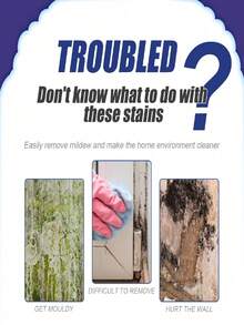 JUE FISH Bộ tẩy nấm mốc 1 chiếc (60ml), Làm sạch gạch lát phòng tắm, tường, trần nhà, loại bỏ vết mốc, bình xịt tẩy nấm mốc đa năng, thích hợp cho nhiều cảnh khác nhau, gửi ngẫu nhiên phiên bản cũ hoặc mới - Nhiều màu - Xem 6