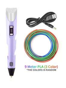 GOLDFOX 3D Pens Set 3D Printing Pen With 10Colors 5M PLA Filament