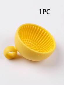 化妆刷清洁剂 - 优质硅胶刷子和防滑碗 - 轻松深度清洁所有面部刷子 - 多功能，美容刷毛清洁碗，硅胶化妆刷擦洗垫，清洁盒，便携式清洁器 - 彩色 - 查看 14