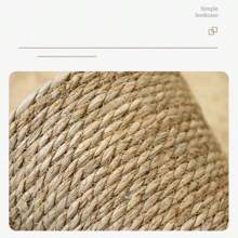 Maceta tejida, cesta de flores de estilo nórdico de ratán para la sala de estar, decoración del balcón, plantas en maceta, decoración del hogar, jarrón, decoración de la habitación, jarrón de flores, jarrón de vidrio